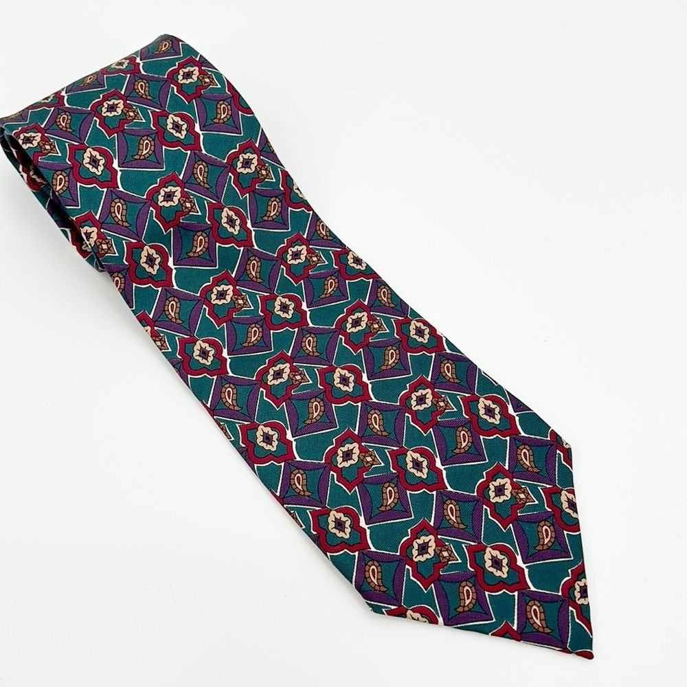 Christian Dior‎ Monsieur 100% Silk Neck Tie Paisley
